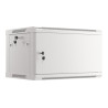 Lanberg | Rack cabinet 19" wall-mount 6U/600x450 for self-assembly with metal door (flat pack) | WF01-6406-00S | Grey