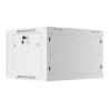 Lanberg | Rack cabinet 19" wall-mount 6U/600x450 for self-assembly with metal door (flat pack) | WF01-6406-00S | Grey