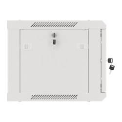 Lanberg | Rack cabinet 19" wall-mount 6U/600x450 for self-assembly with metal door (flat pack) | WF01-6406-00S | Grey