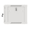 Lanberg | Rack cabinet 19" wall-mount 6U/600x450 for self-assembly with metal door (flat pack) | WF01-6406-00S | Grey