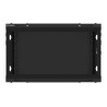 Lanberg | Rack cabinet 19" wall-mount 6U/600x600 for self-assembly with metal door (flat pack) | WF01-6606-00B | Black