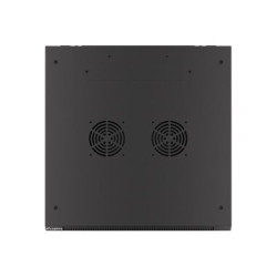 Lanberg | Rack cabinet 19" wall-mount 6U/600x600 for self-assembly with metal door (flat pack) | WF01-6606-00B | Black
