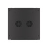 Lanberg | Rack cabinet 19" wall-mount 6U/600x600 for self-assembly with metal door (flat pack) | WF01-6606-00B | Black