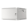 Lanberg | Rack cabinet 19" wall-mount 6U/600x600 for self-assembly with metal door (flat pack) | WF01-6606-00S | Grey