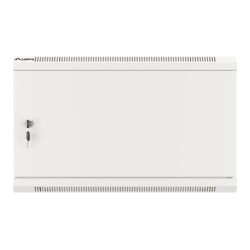 Lanberg | Rack cabinet 19" wall-mount 6U/600x600 for self-assembly with metal door (flat pack) | WF01-6606-00S | Grey