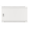 Lanberg | Rack cabinet 19" wall-mount 6U/600x600 for self-assembly with metal door (flat pack) | WF01-6606-00S | Grey