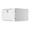 Lanberg | Rack cabinet 19" wall-mount 6U/600x600 for self-assembly with metal door (flat pack) | WF01-6606-00S | Grey