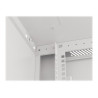 Lanberg | Rack cabinet 19" wall-mount 6U/600x600 for self-assembly with metal door (flat pack) | WF01-6606-00S | Grey