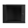Lanberg | Rack cabinet 19" wall-mount 9U/600x450 (flat pack) | WF01-6409-10B | Black