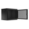 Lanberg | Rack cabinet 19" wall-mount 9U/600x450 with perforated door (flat pack) | WF01-6409-23B | Black