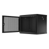 Lanberg | Rack cabinet 19" wall-mount 9U/600x450 with perforated door (flat pack) | WF01-6409-23B | Black