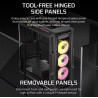 Corsair PC Case | iCUE LINK 5000T LX RGB | Black | Mid-Tower | Power supply included No