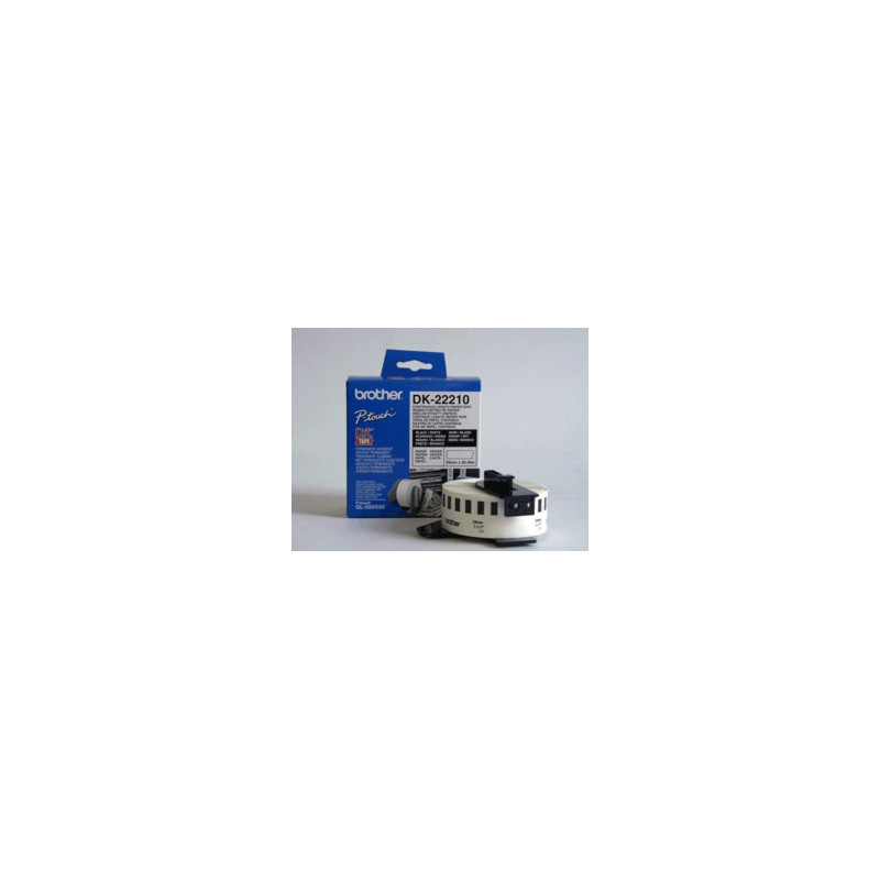 Brother | DK-22210 Continuous Length Paper Label | White | DK | 29mm | 30.5 m