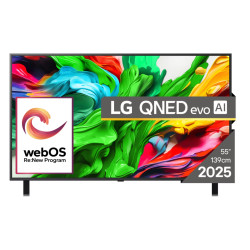 LG 55QNED85A3C | 55 | Smart TV | webOS 25 | UHD | Bllack