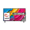 LG 43QNED80A3A | 43 | Smart TV | webOS 25 | UHD | Black