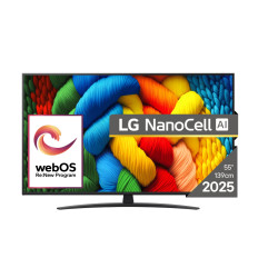 LG 55NANO81A3A | 55 | Smart TV | webOS 25 | UHD
