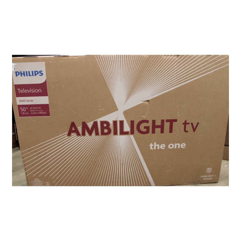 Philips | 50PUS8919/12 | 50 | Smart TV | UHD | Black | DAMAGED PACKAGING