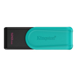 Kingston USB Flash Drive | DataTraveler Exodia S | 128 GB | USB 3.2 Gen 1 | Black/Turquoise