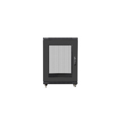 Lanberg | Rack cabinet 19" free-standing 15U/600x800 (flat pack) with mesh door | FF01-6815-23B | Black