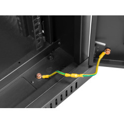 Lanberg | Rack cabinet 19" free-standing 15U/600x800 (flat pack) with mesh door | FF01-6815-23B | Black