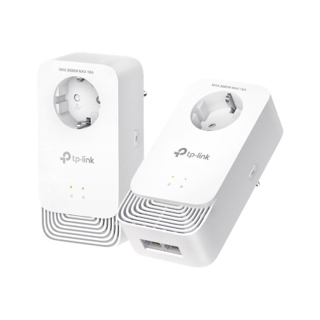 TP-LINK G.hn2400 Passthrough Powerline Kit | PG2400P KIT | 1428 Mbit/s