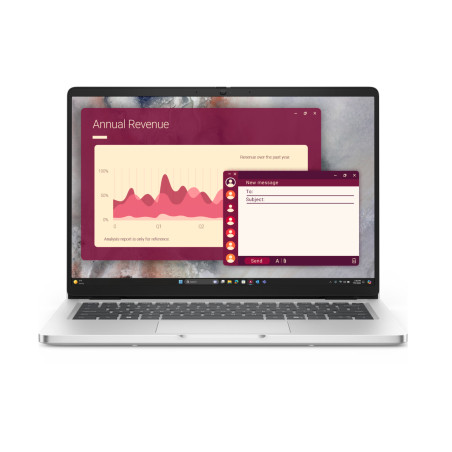 Dell Pro 14 PC14250 | 14 " | FHD+ | Anti-glare | Intel Core Ultra 7 | 255U | 16 GB | DDR5 | Solid-state drive capacity 512 GB | 