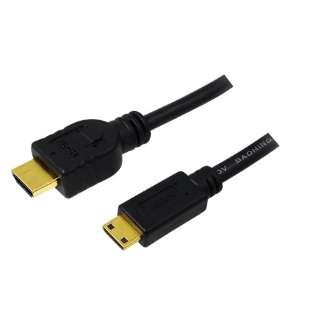 Logilink | HDMI to Mini HDMI High Speed | CH0021 | HDMI male (type A) | Mini-HDMI (Type C) male | HDMI to HDMI | 1 m