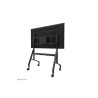 Neomounts Floor stand | FL50-575BL1 TV trolley | Adjustable Height | 65-110 " | Maximum weight (capacity) 125 kg | Black
