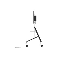 Neomounts Floor stand | FL50-575BL1 TV trolley | Adjustable Height | 65-110 " | Maximum weight (capacity) 125 kg | Black