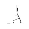 Neomounts Floor stand | FL50-575BL1 TV trolley | Adjustable Height | 65-110 " | Maximum weight (capacity) 125 kg | Black