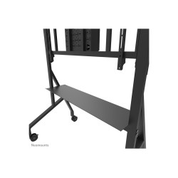Neomounts Floor stand | FL50-575BL1 TV trolley | Adjustable Height | 65-110 " | Maximum weight (capacity) 125 kg | Black