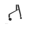 Neomounts Floor stand | FL50-575BL1 TV trolley | Adjustable Height | 65-110 " | Maximum weight (capacity) 125 kg | Black