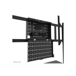 Neomounts Floor stand | FL50-575BL1 TV trolley | Adjustable Height | 65-110 " | Maximum weight (capacity) 125 kg | Black