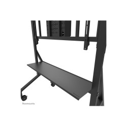 Neomounts Floor stand | FL50-575BL1 TV trolley | Adjustable Height | 65-110 " | Maximum weight (capacity) 125 kg | Black