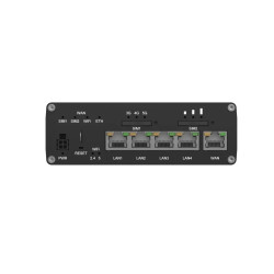Teltonika Industrial 5G Router with Wi-Fi 6 | RUTC5020 | 802.11ax | 10/100/1000 Mbit/s | Ethernet LAN (RJ-45) ports 5 | Mesh Sup