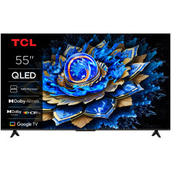 TCL 4K QLED TV | 55T69C | 55 | Smart TV | Google TV | UHD | Black