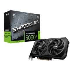 MSI GeForce RTX 5060 Ti 16G SHADOW 2X OC PLUS Bulk Pack | NVIDIA | 16 GB | GeForce RTX 5060 Ti | GDDR7 | HDMI ports quantity 1 |