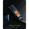 Raidsonic | M.2 NVMe and SATA SSD Enclosure via USB Type-C | IB-1808MCT-CU31