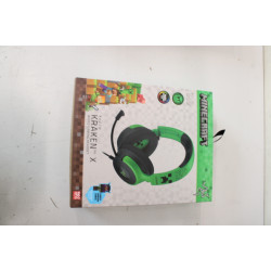 SALE OUT. Razer Kraken V4 X Gaming Headset, Minecraft Edition, Wired | Razer Gaming Headset | Kraken V4 X | Wired | Over-Ear | M