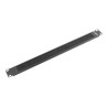 Lanberg 19" brush panel 1U | AK-1101-B | Black