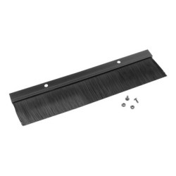 Lanberg 19" cable entry brush panel | AK-1102-B | Black