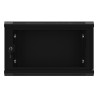 Lanberg | Rack cabinet 19" wall-mount 6U/600x450 with perforated door (flat pack) | WF01-6406-23B | Black