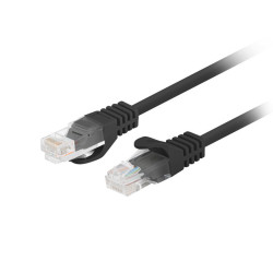 Lanberg Patchcord CAT.5E UTP Fluke Passed | PCU5-10CC-0025-BK | 0.25 m