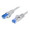 Lanberg Patchcord Cat.6A S/FTP LSZH CCA Fluke Passed | PCF6A-10CC-0050-S | 0.5 m