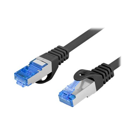 Lanberg Patchcord Cat.6A S/FTP LSZH CCA | PCF6A-10CC-0200-BK | 2 m