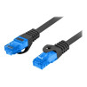 Lanberg Patchcord Cat.6A S/FTP LSZH CCA | PCF6A-10CC-1500-BK | 15 m