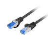 Lanberg Patchcord Cat.6A S/FTP LSZH CCA | PCF6A-10CC-2000-BK | 20 m