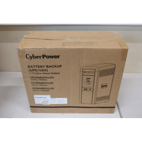 SALE OUT. CyberPower CP1350EPFCLCD Backup UPS Systems UNPACKED, SCRATCHED | CyberPower | PFC Sinewave UPS Series | CP1350PFCLCD 