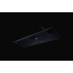 Razer BlackWidow V4 Low-profile HyperSpeed | Gaming keyboard | Wireless | US | Bluetooth, 2.4 GHz, USB Type-C | Yellow Linear