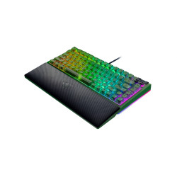 Razer BlackWidow V4 75% | Mechanical Gaming keyboard | Wired | US | Phantom Green Edition | Razer Mechanical Switches (Tactile)